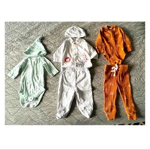 3 gender neutral newborn outfits